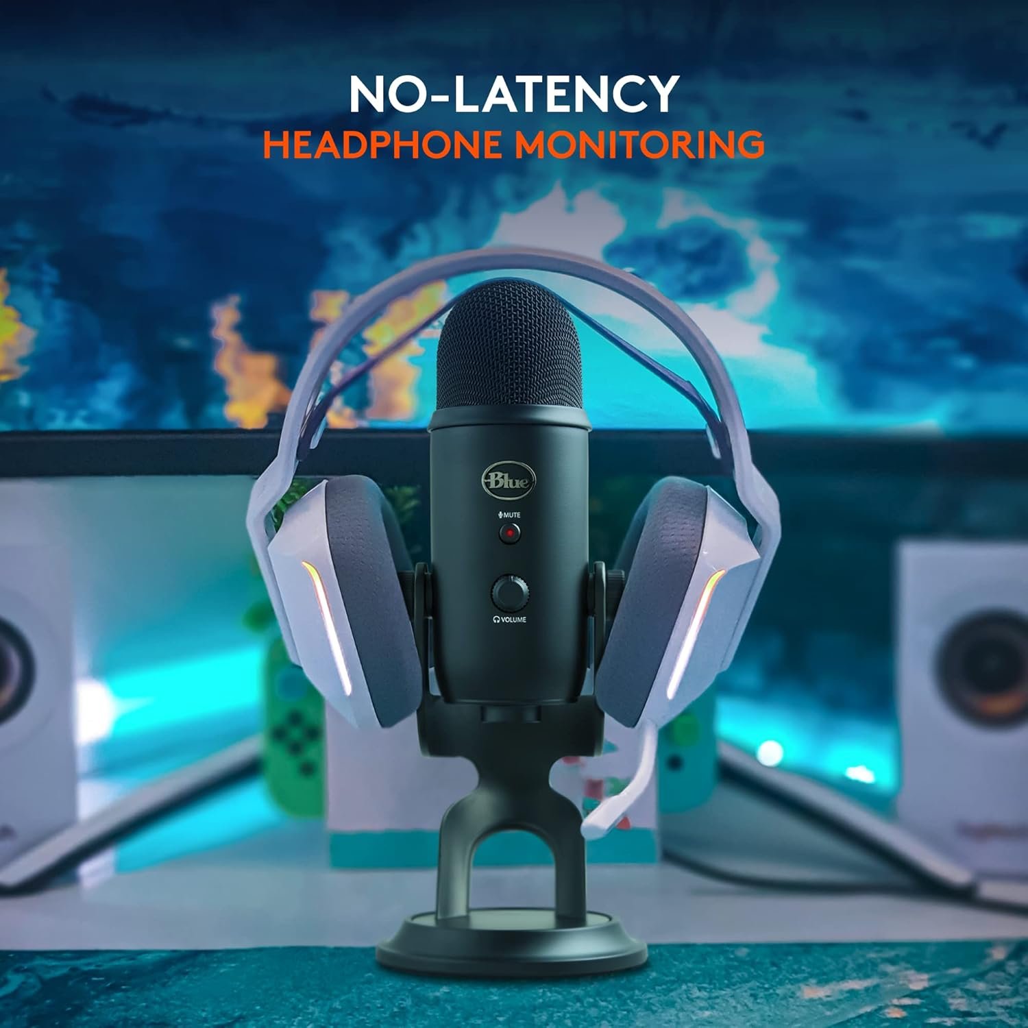Logitech Blue Yeti USB Microphone in Blackout Edition